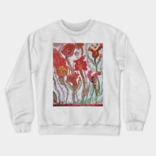 martian blooms Crewneck Sweatshirt